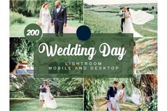 200 Wedding Day Mobile and Desktop PRESETS Product Image 1