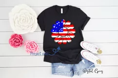 American Flag, Sunflower SVG / PNG / EPS / DXF files Product Image 3