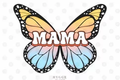 Mama Sublimation design | Mama PNG | Daisies PNG | Vintage Product Image 1