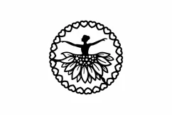 Papercut Ballerina Sunflower | Paper Cut Flower Ballerina Product Image 2