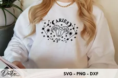 Aires SVG DXF PNG Ram Zodiac Star Sign Product Image 2