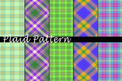 Plaid Pattern Digital Paper Bundle Product Image 1