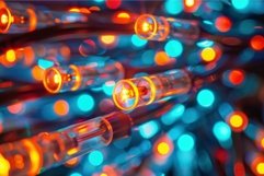 Vibrant led lights bokeh background Product Image 1