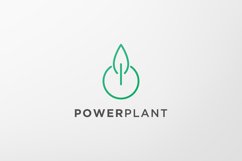 green power leaf plant logo Product Image 1
