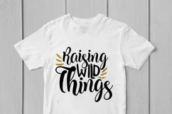 Raising Wild Things - Mother SVG EPS DXF PNG Cutting Files Product Image 3