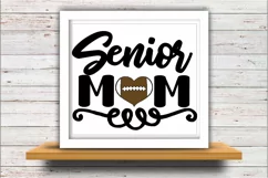 Football svg SVG DXF JPEG Silhouette Cameo Cricut Senior mom Product Image 2