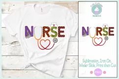 Halloween Png One Spooky Nurse PNG, Boo Boo Crew Sublimation Product Image 1