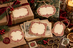 Vintage PNG Junk Journal Labels 3 Product Image 4