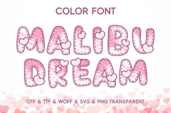 Malibu Dream - Color Font Product Image 1