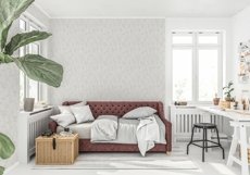 Wall mockup - Wallpaper mockup - Scandinavian room scene Product Image 15