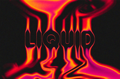 Red Liquid Text Effect Photoshop Template Product Image 1