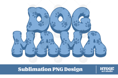American Dog Mama 4th of July USA Paw DTF Sublimation PNG Product Image 1