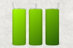 Green Tints Tumbler Wrap Sublimation Product Image 1