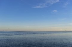 Marine landscape against the blue sea Product Image 1