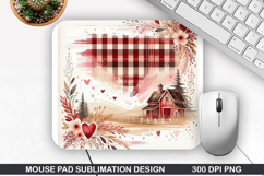 Mouse Pad Sublimation, Animals Mouse Pad PNG Design Product Image 1