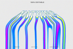 Melting Dripping Text Effect Photoshop Template Product Image 1