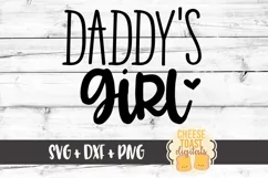 Daddy's Girl SVG PNG DXF Cut Files Product Image 2