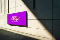 Sign Board Mockup on Building Wall Product Image 1