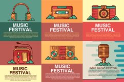 Colorful music background Product Image 1