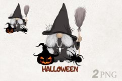 Halloween Sublimation Gnome. witch Gnome Product Image 1