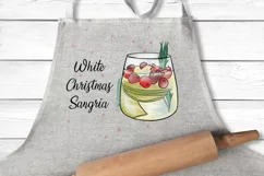 Christmas Cocktail Sublimation Design PNG, Sangria PNG Product Image 6