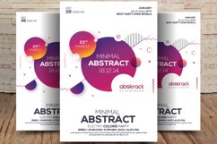 Minimal Abstract Flyer Templates Product Image 1