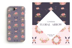 Floral Arrow Graphic &amp; Illustration - Sublimation Product Image 2