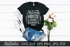 Autumn Breeze Beautiful Leaves SVG PNG Fall SVG Autumn Product Image 6