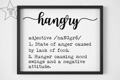 Hangry Definition SVG - Funny Definition SVG Product Image 2