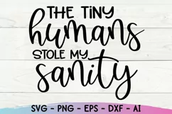 The Tiny Humans Stole My sanity Svg, Mom Life Svg, Funny Mom Product Image 2