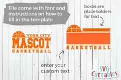 Basketball SVG | Basketball Template 0014 | Shirt Design Product Image 5