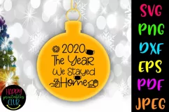 Christmas Quarantine SVG- Christmas Quarantine Ornaments SVG Product Image 1