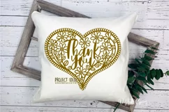 Thank you. Paper cut design SVG / DXF / EPS / PNG Files Product Image 2