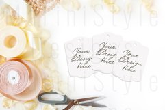 Scallop Gift Tag Mockup, Wedding Thank you tag Mockup, 717 Product Image 1