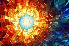 Design Art Stained Glass Background Wallpaper Product Image 1