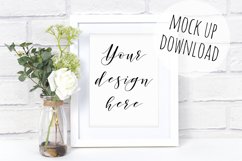 White 8x10 Frame Mockup Photo Product Image 1