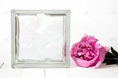 Deco Glass Block Mockup. Day & Night Product Image 2