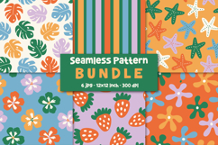 Summer Digital Papers Summer Backgrounds Product Image 1