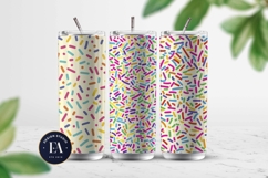 Pastel Sprinkles digital paper | Colorful Rainbow Sprinkles Product Image 2