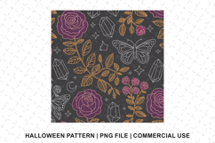 Happy Halloween Pattern Png | Sublimation | Digital Paper Product Image 1