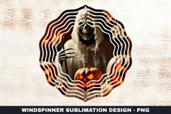 Halloween Wind Spinner Sublimation Design Product Image 1