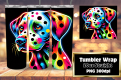 SOPHISTICATED 20oz Sublimation Tumbler , Dog Product Image 1