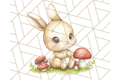 Woodland Nursery Baby Animals And Fantasy Forest PNG Clipart Product Image 3
