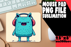 JOYFUL mouse MAT Playful Art, Monster Product Image 1