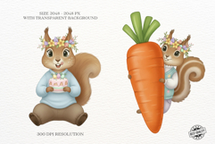 Easter Squirrel Clipart Product Image 2