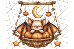 Halloween Fairy House Clipart PNG, Spooky Cottage Art Product Image 3