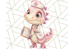 Dinosaur Costume Clipart, Cute Dinos in Halloween Outfits Product Image 3