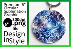 Unique Circle PNG for Sublimation , Watercolor Patter Product Image 1