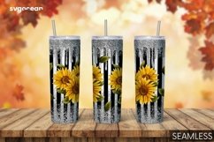 Sunflower Tumbler Sublimation | Skinny 20 oz | Tapered Product Image 5