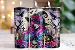 Halloween Witch Tumbler Wrap | Sublimation | Tumblers Product Image 1